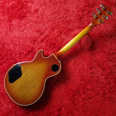 Rare - Aria Pro II LC-800 1977 - Cherry Sunburst - Les Paul Custom - Ebony Fretboard & Mother Of Pearl Inlays - Made In Japan - MIJ image 10