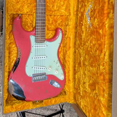 Fender Custom Shop GT11 Relic 60's  Stratocaster 2019 - Heavy Relic Red image 3
