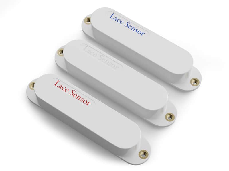 LACE Sensor "Ultimate Triple Set" 3-Pack Single Coil Pickups - White image 1