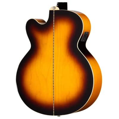 Epiphone J-200 Studio EC Electro Acoustic Guitar; Vintage Sunburst image 6