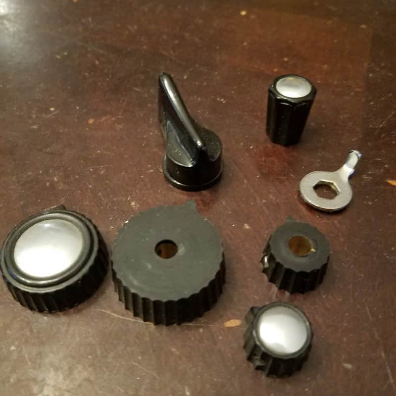 Tandberg Model 6 Complete Knob Set R2R parts replacement image 1