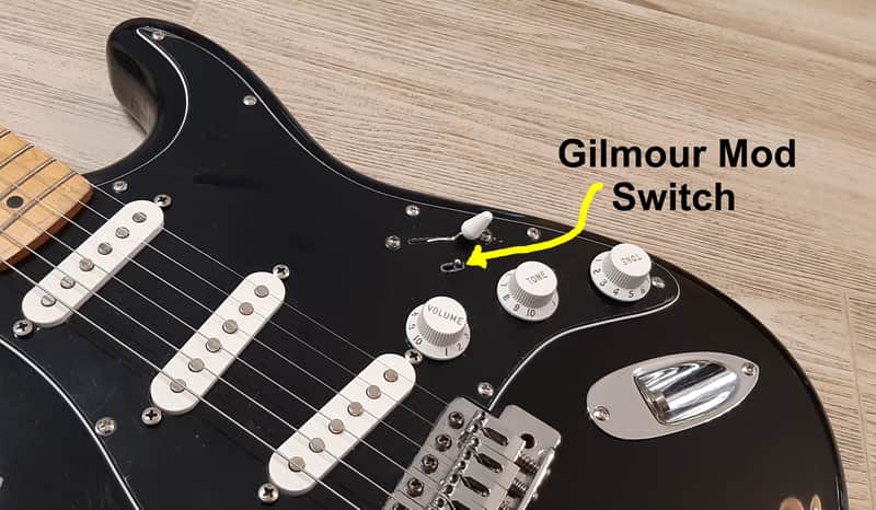 Fender 1994 Stratocaster Guitar Black with Maple Neck & Gilmour MOD & Fender Locking Tuners image 1