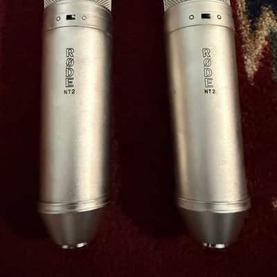 2 RODE NT2 Large Diaphragm FET Condenser Microphone 1990s - Nickel image 1