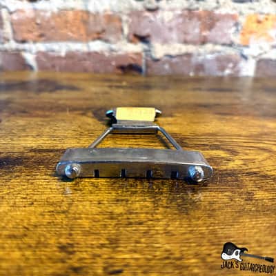 Gibson EB Series Bass Tailpiece  (1960s - Nickle) image 4