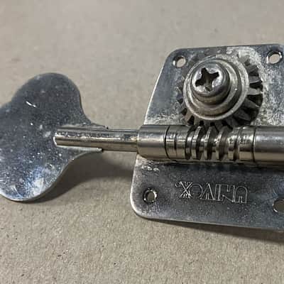 Univox- bass tuning head, nickel, VINTAGE image 2