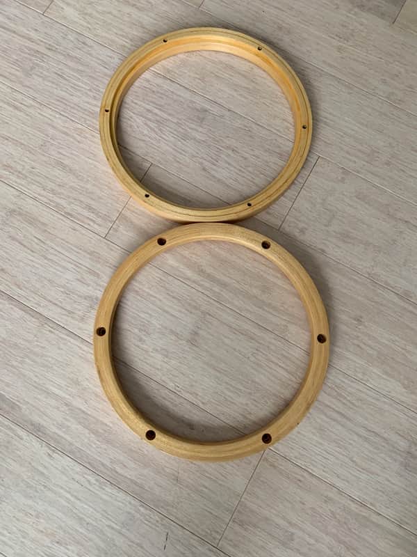 PDP 10" Maple Wood Hoops - Natural wood image 1