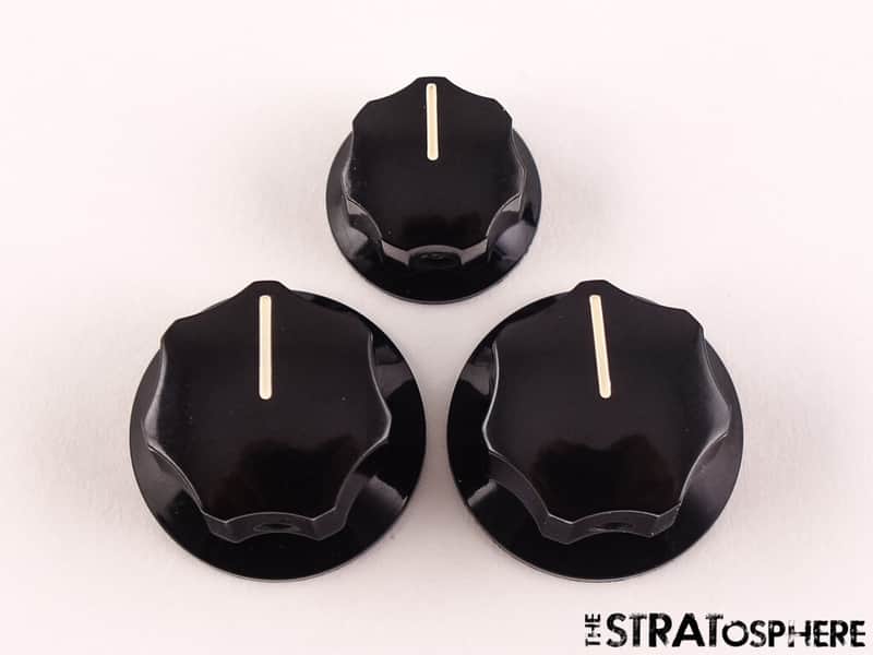 Fender American Performer Mustang Bass 3 GUITAR KNOBS Control Volume Tone. image 1