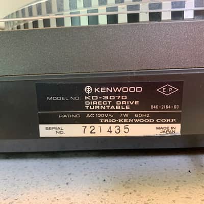 Kenwood KD-3070 Semi Auto Turntable (Vintage Japanese) image 14