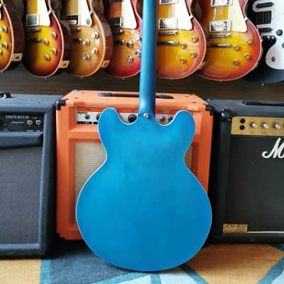 Epiphone Casino Worn 2021 Worn Blue Denim image 8