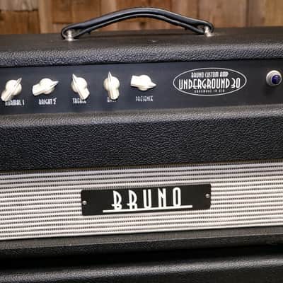 Bruno Underground 30 Head & 2x12" Cabinet late 1990's - Black image 4