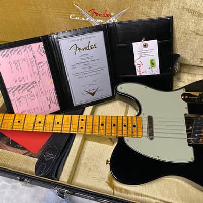 NEW! Fender Custom Shop Flamethrower Telecaster - NOS - Modern Specs - Texas Special Pick-Ups - AAAA Flamed Neck - Black Finish - Gold Hardware - Authorized Dealer - 7.45lbs - G07166 image 14