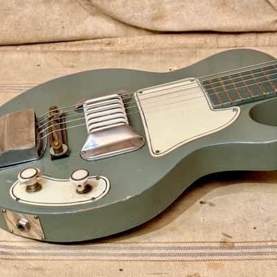 Teisco J-2 (Slide Guitar) ~1956 - Grey image 13