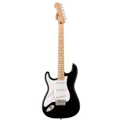 Squier Sonic Left-Handed Stratocaster Electric Guitar - Black image 1