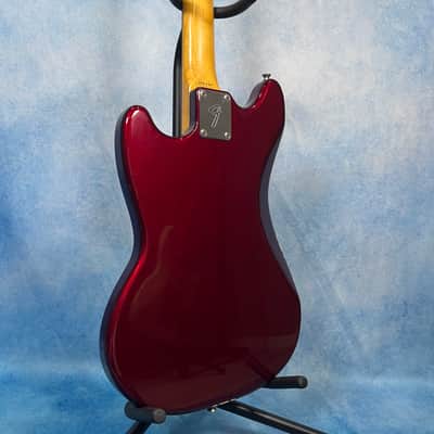 2004 Fender MG-73 Competition Mustang Old Candy Apple Red, CIJ image 13