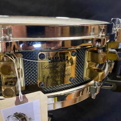 Yamaha -“Carbon Custom” 1990s 3.5x14" SD-513 Limited Edition Carbon Fiber Snare Drum image 3