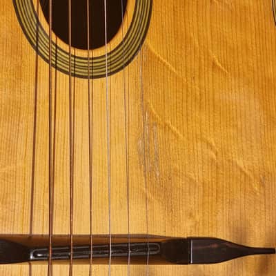 John Le Voi manouche petite bouche gypsy jazz guitar 1997 - natural solid spruce top image 8