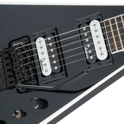 Jackson JS Series King V JS32 Amaranth FB Black with White Bevels image 5