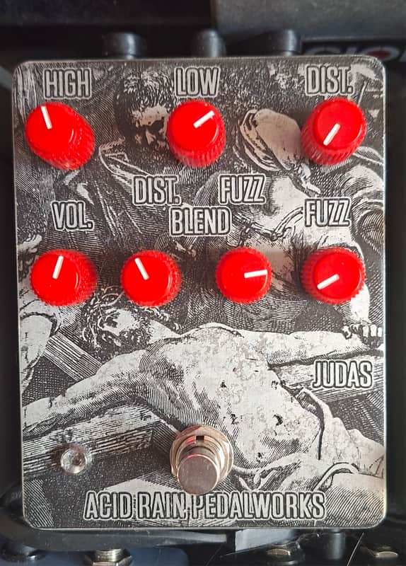 Acid Rain Pedalworks The Judas 2020 - Silver Etched image 1