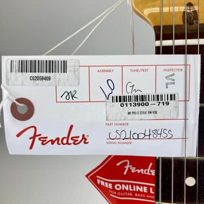 Fender American Professional II Stratocaster with Rosewood Fretboard 2021 Miami Blue image 7