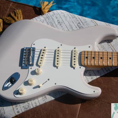 2020 Fender MIJ Hybrid '50s Stratocaster with Maple Fretboard 2018 - US Blonde - Pro Set Up w Perfect Frets/Action/Intonation! image 14