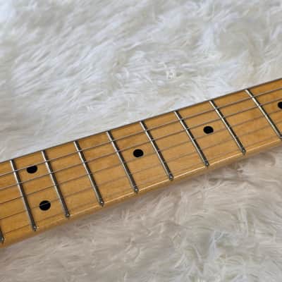 Immagine 2018 Fender American Original '50s Stratocaster - White Blonde - MINT Condition - 14