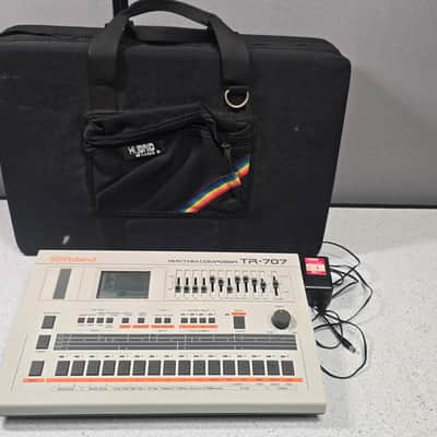 Roland TR-707 Rhythm Composer 1985 with Gigbag image 2