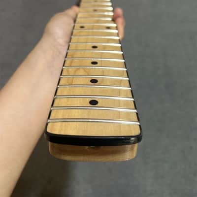 New Maple 22 Fret 27 inch Baritone guitar Neck Gloss 42 mm Nut image 5