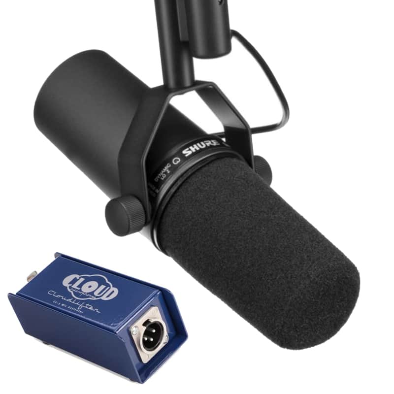 Shure SM7B Card. Dynamic Mic. w/ Cloud Lifter CL-1 preamp image 1