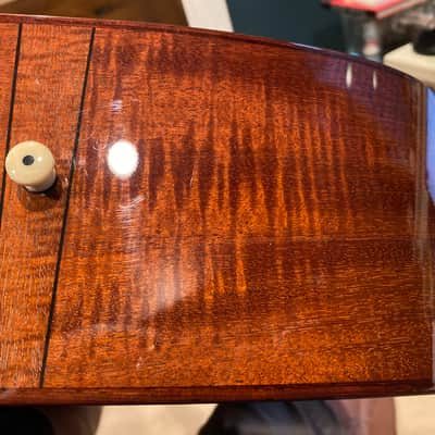 2010 Bourgeois Country Boy Deluxe Custom - Pale Sunburst - Red Adirondack Spruce / Flamed Beeswing Mahogany image 16