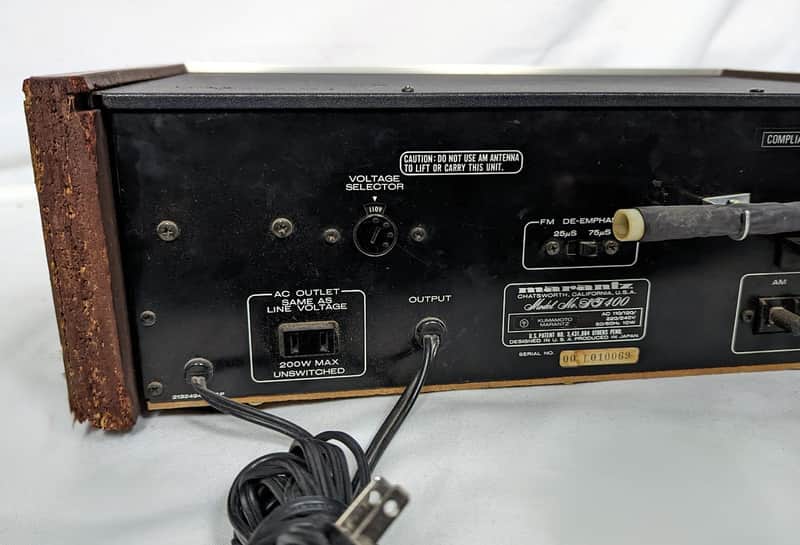 Tuner Stéréo Marantz ST400 - Récepteur Radio FM/MW, Dans Un Boîtier Bois