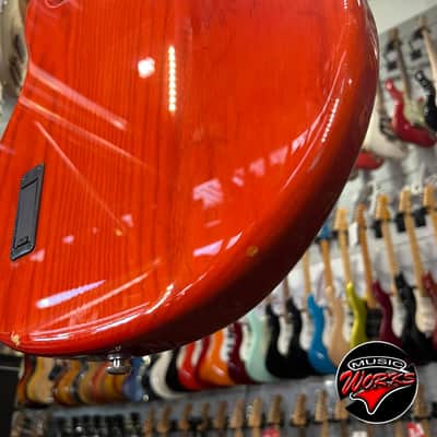 Ernie Ball Music Man Stingray 5 H 1999 Translucent Orange image 12
