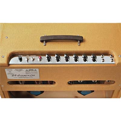 Fender 59 Bassman LTD Guitar Amplifier, Lacquered Tweed image 6