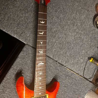 PRS SE Custom 24 7-String 2012 - 2014 - Vintage Sunburst image 4