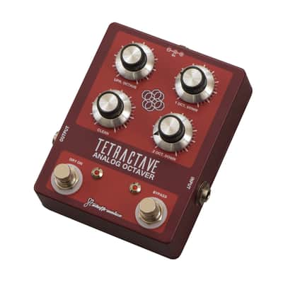 FTelettronica Tetractave Analog Octaver Red / Bordeaux image 2