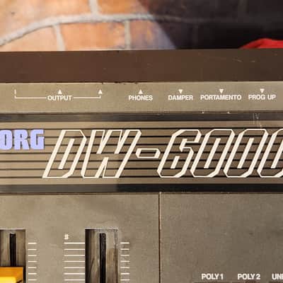 Korg DW-6000 Programmable Digital Waveform Synth w/ Aftermarket Keyboard Bag image 2