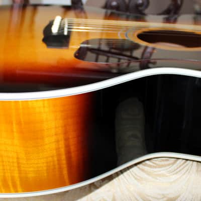 Guild F-55 Maple 2021 Antique Burst ATB USA image 11