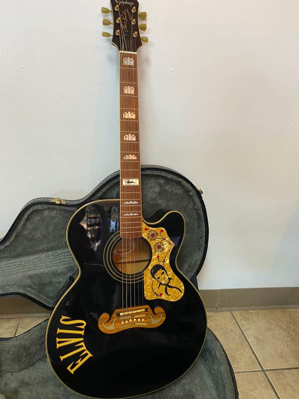 Epiphone ELVIS-CE - Black image 1