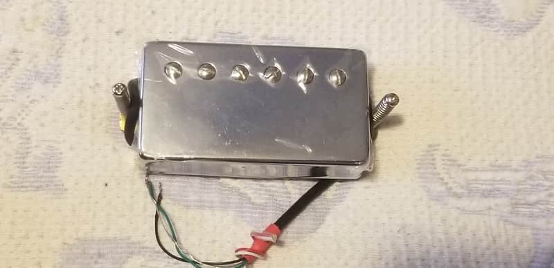 GUITAR HUMBUCKER NECK PICKUP, CHROME image 1