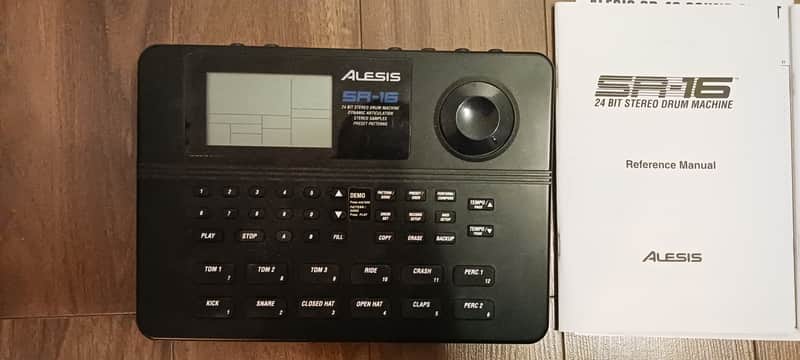 Alesis SR-16 Drum Machine 2010s - Black image 1