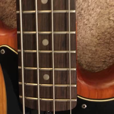 MJT Precision Bass Almost Fully Loaded Body(Road Worn) 2020 Faded Honey Burst(Nitro) image 6