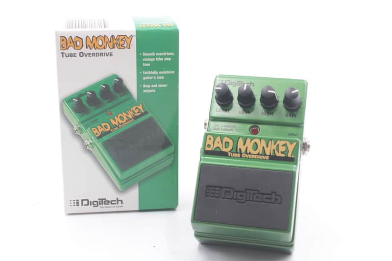Digitech Bad Monkey Tube Overdrive Guitar Effects Pedal W/Original