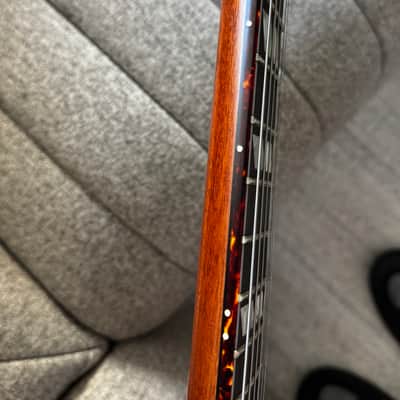 Frank Brothers Arcade Flamed Walnut, Full Multi-ply Tortoise Binding, Throbak SLE101 MXV image 6