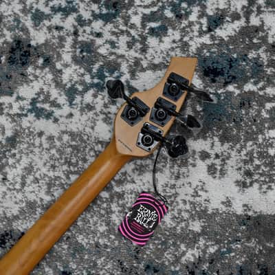 Sterling by Music Man Bongo 4-String Bass Guitar, Firemist Purple Satin image 11