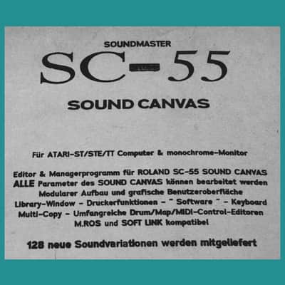 KÄNG-KONG- SC-55 Editor/Librarian für Atari ST - Deutsche Anleitung image 4
