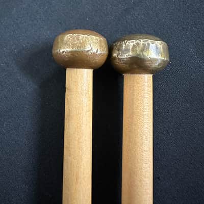 Mike Balter 9B, 5/8-Inch Brass Bell Mallets, 13-1/8" Birch Handle - EXCELLENT #2 image 4