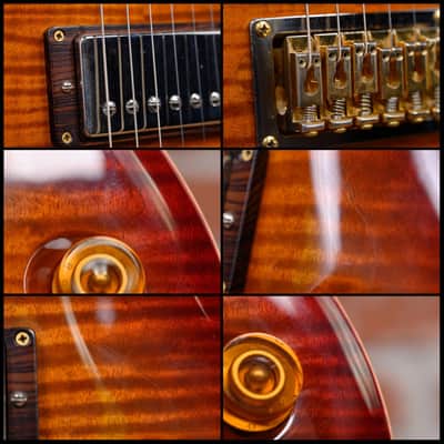 PRS Limited Edition Single Cut Brazilian Flame Maple 10-Top Dark Cherry Sunburst #200 made in 2001 w/OHSC image 13