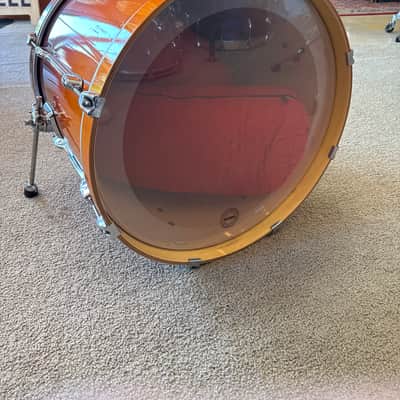 Tama Rockstar 22x18" Bass Drum 2000s - Custom Mahogany Fade image 4
