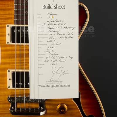 Knaggs Chena Duane Allman Burst 2020 (COD 2224UG) image 15