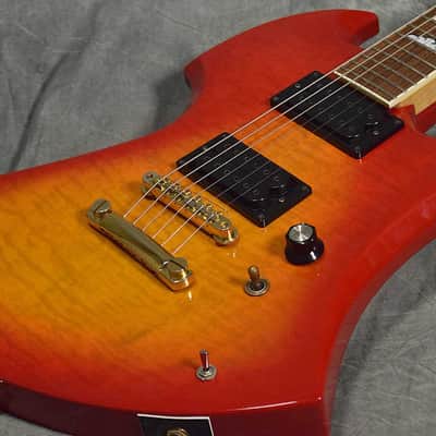 Fernandes/Burny MG-85X Hide X Japan Signature Model Cherry Sunburst image 1