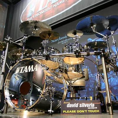 David Silveria, KORN Tama Starclassic, 2000 Custom Chrome "Untouchables" Tour Drum Set image 10